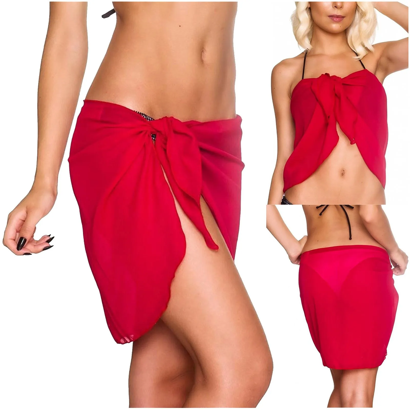 Damen vertuschen Schnür bade bekleidung Sarong Boho durchsichtige Maxi kleid Cape Vertuschungen Strand kleid Tüll Spitze Wrap Sommer Bikinis