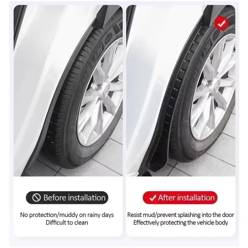 لملحقات Jetour T1 2025 Shanhai T1 Freedom 2024 2026 مصدات بطانة تلقائية واقيات الطين عجلة lnner واقيات الطين