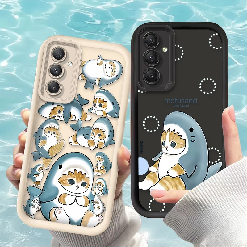 Cartoon Mofusand Cat Phone Case for Samsung Galaxy A54 A05 A05S A34 A24 A14 A53 A33 A23 A13 A52 A52S A32 A22 A12 A71 A51 A31 A50