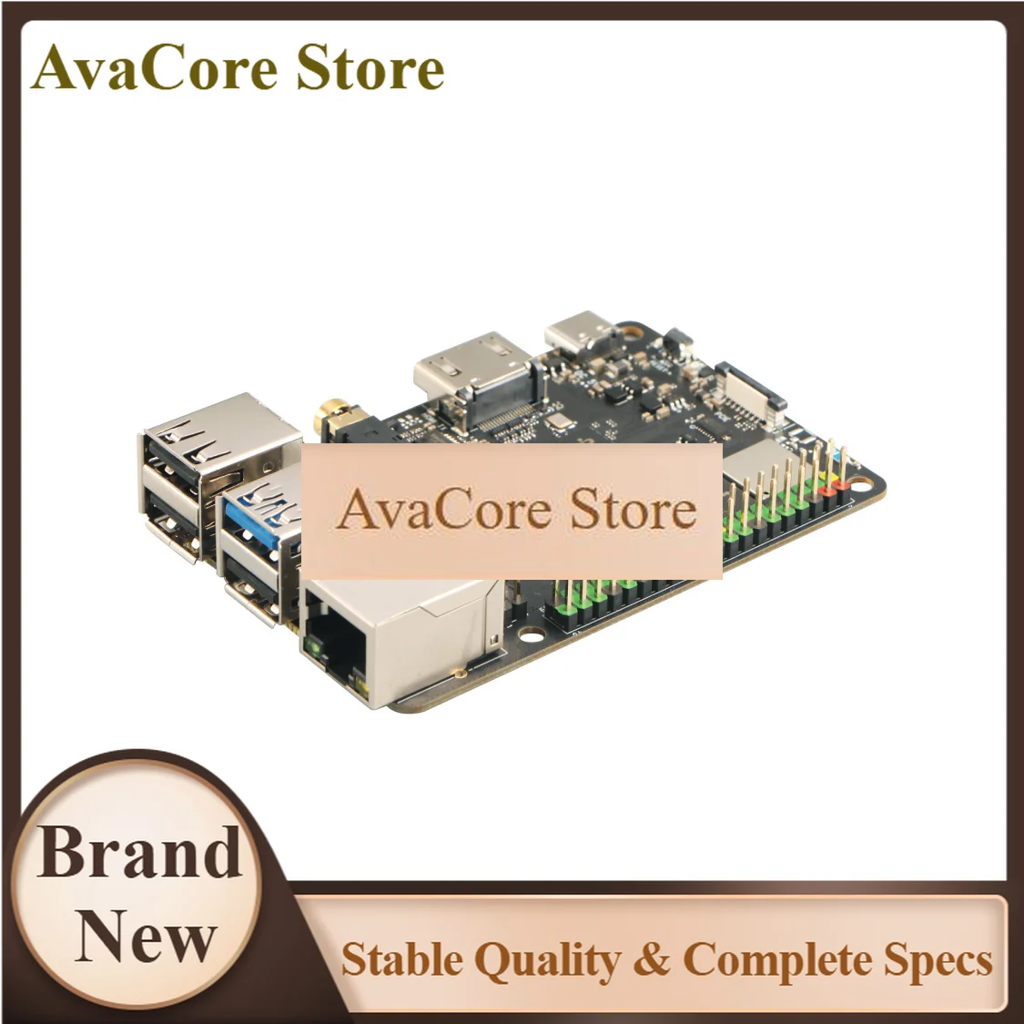 AvaCoreRadxa ROCK 2A RK3528A 4-core CPU, GPU, 4K HDMI And Gigabit Ethernet