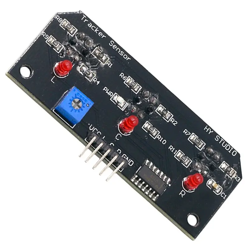 24-Hour Delivery 5 Pcs DC 5V 3 Channel Infrared Line Tracker Sensor Module Trio Detector Output TCRT5000 For Robot Kit AVR/ARM/P