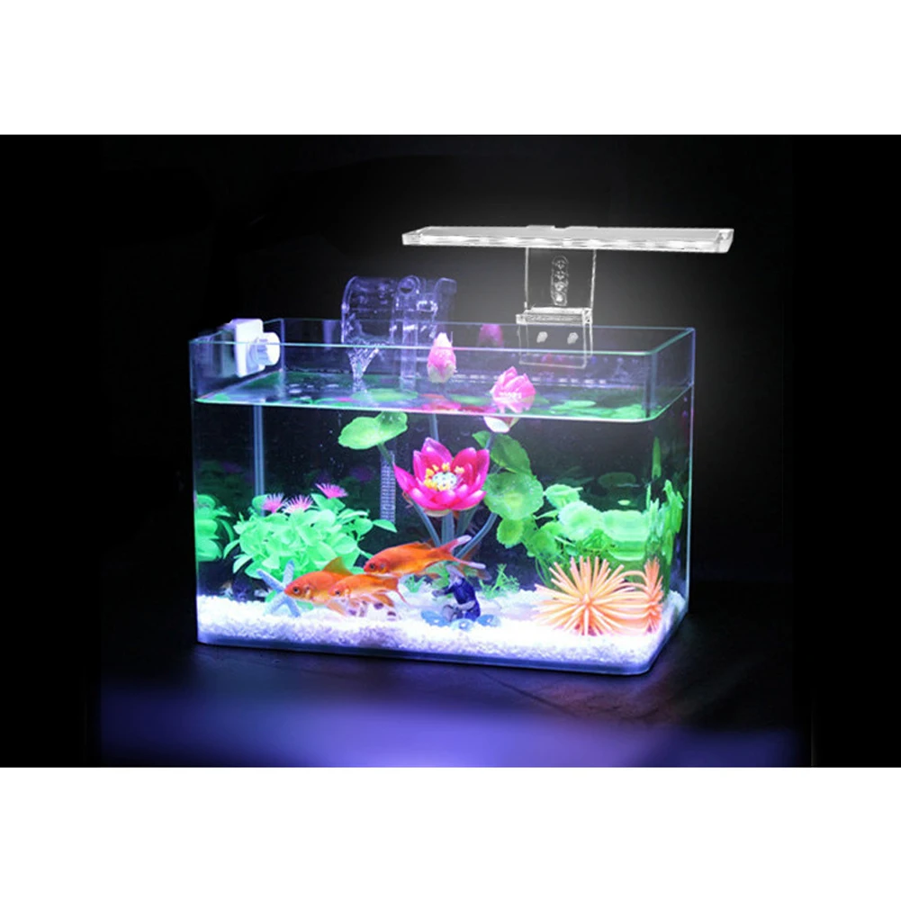 Hot Sale Fish Tank LED Light Aquarium Light Transparent Replacement Acrylic Clip-On Bracket Light Fish Tank LED Lamp