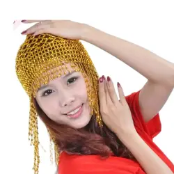 1pcs/lot Belly Dance Headwear Accessories Beaded Hat Manual Handmade Head Chain belly dancing hat