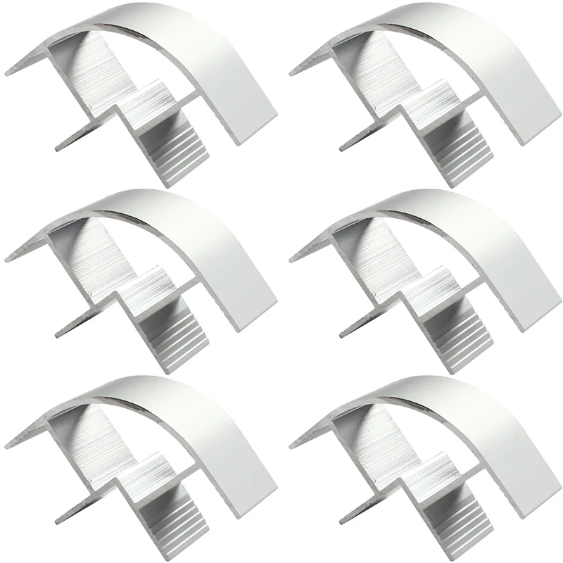 RV personalizado 17,7 ranhuras com ângulo de abertura duplo perfil de alumínio suspenso interno