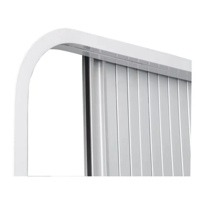 

Camping Outdoor Waterproof Folding Sliding Aluminum Alloy Magnetic Suction Handle Bathroom Curtain For RV Camper Caravan