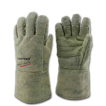 High quality high temperature gloves 500 degrees Heat resistance working gloves cut abrasion flame retardant safety gloves