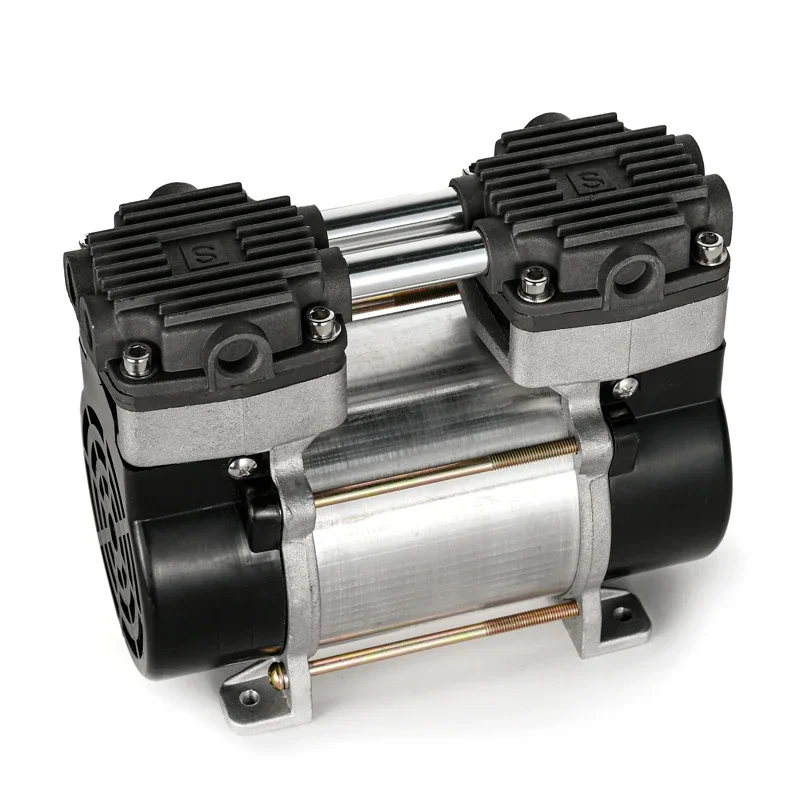 

High Quality Mini 150W Vacuum Pump Oil-Free DC12V Piston Pump eectricPower Source HC100D Air Compressor for Machining