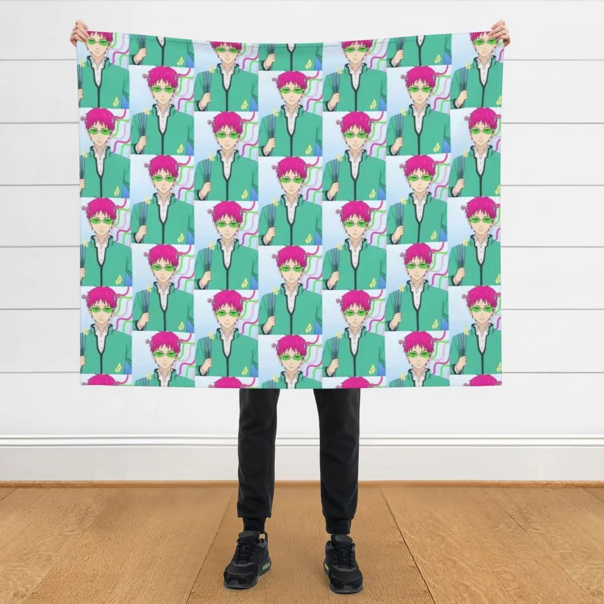 

Saiki K anime. Throw Blanket Decorative Throw halloween Sofa Quilt Blankets