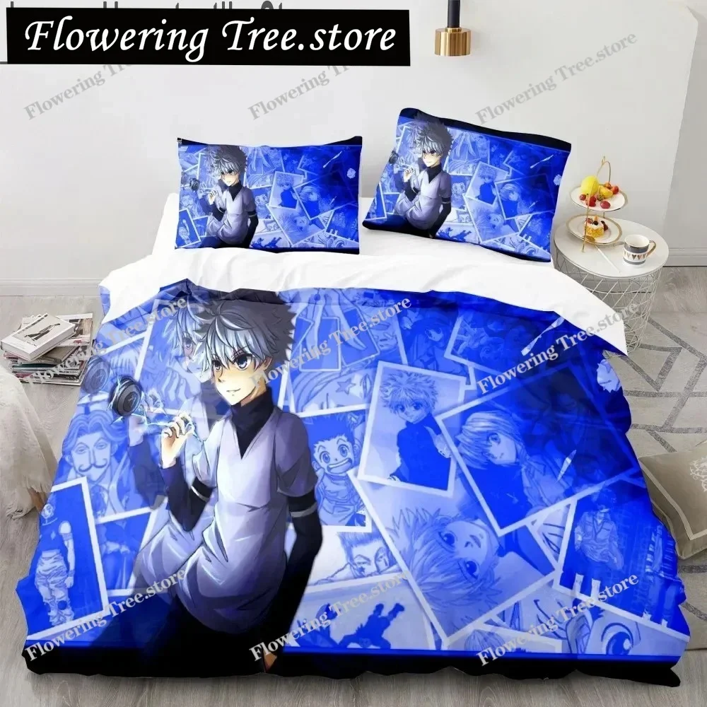 

3d Hunter X Hunter Bedding Set Twin Full Queen Size Anime Bed Set Children Kids Duvet Cover Bedroom Home Decor