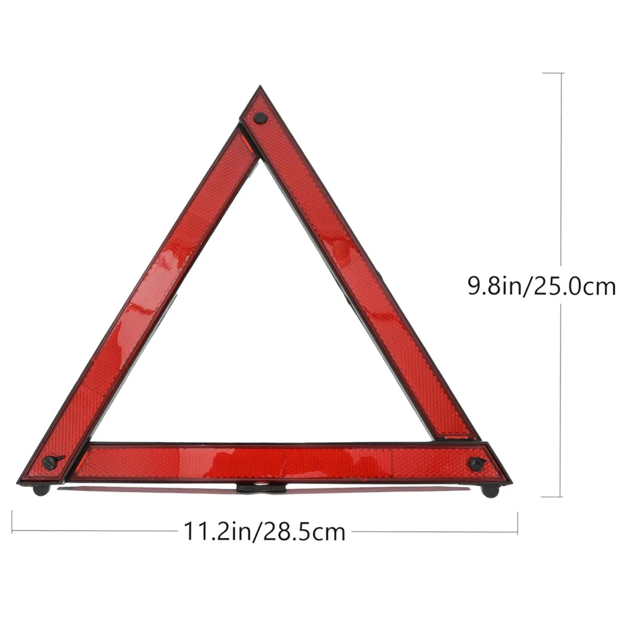 Car Reflective Emergency Triangle Red Foldable Breakdown Stop Warning Sign Universal