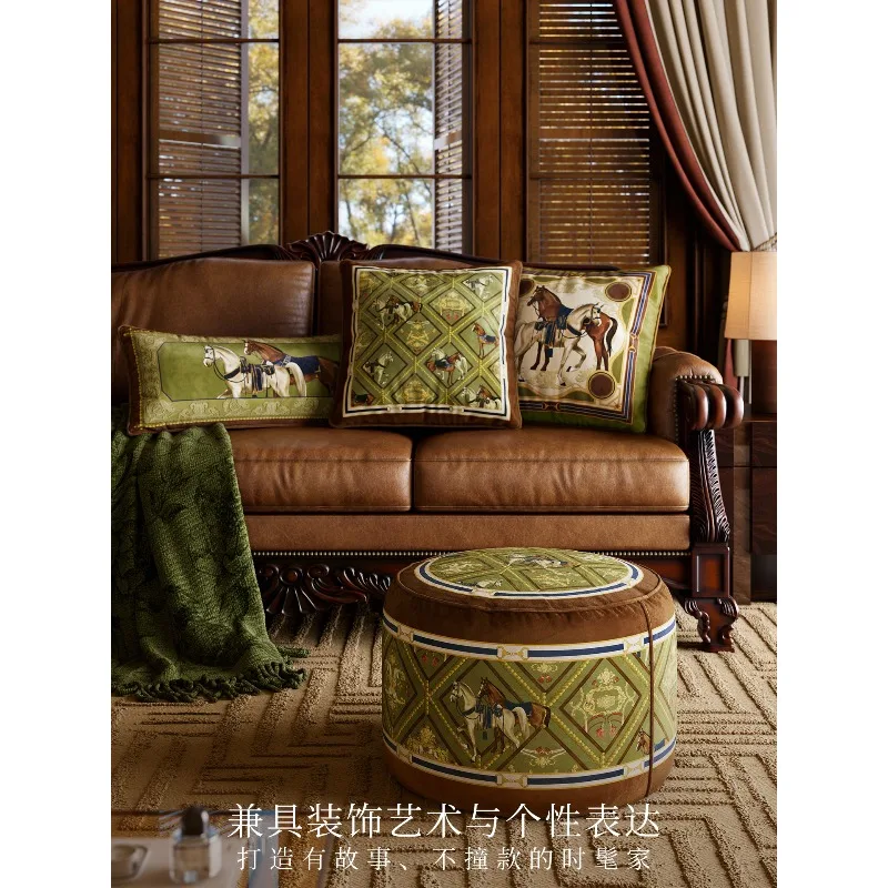 Fan Ju attitude knight sitting pier living room sofa pedal horse year wish lazy tatami coffee table on the ground