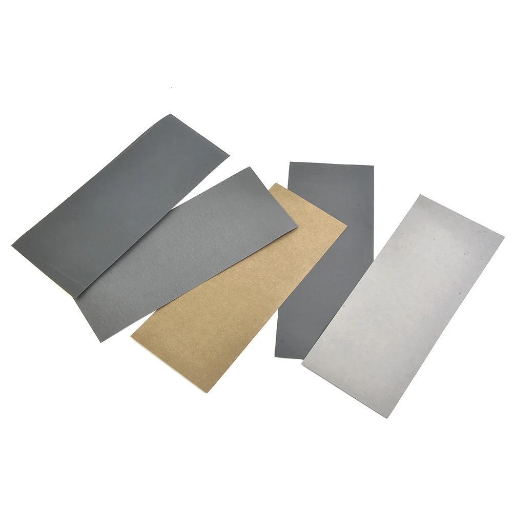 Carta abrasiva carta vetrata 2000/2500/3000/5000/7000 grana 5 pezzi strumento abrasivo per Set di lucidatura di metalli per legno di alta qualità