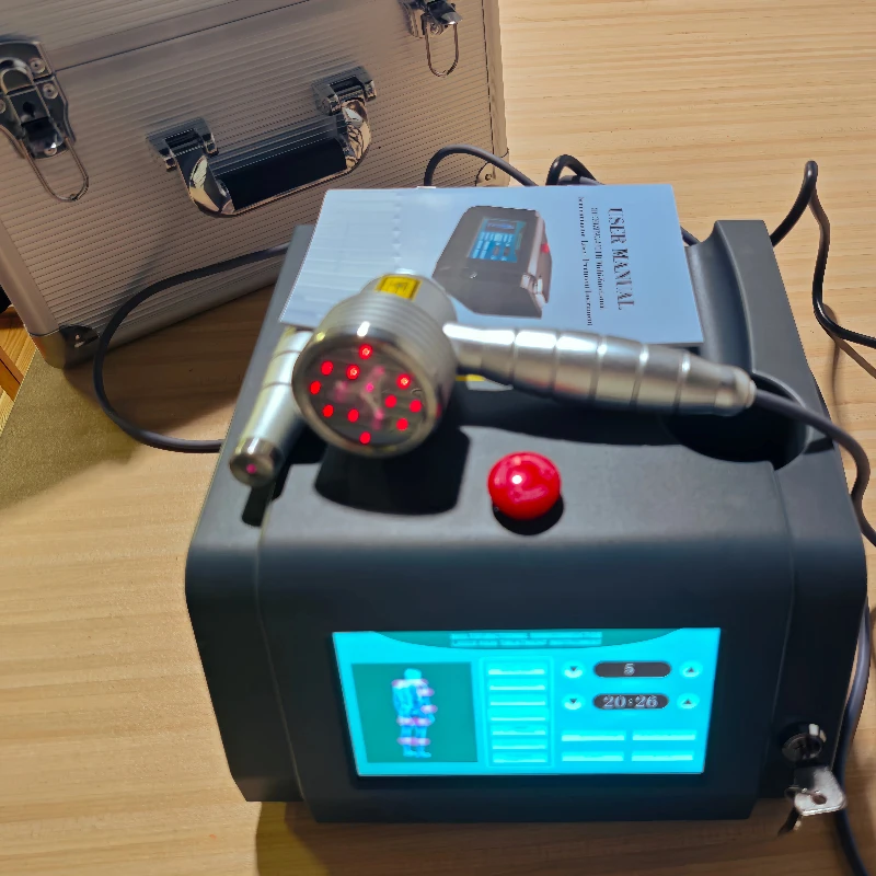 Dispositivo de terapia con láser frío de grado médico, 808nm, 650nm, alta intensidad para artritis, alivio del dolor de espalda, cuello y rehabilitación muscular