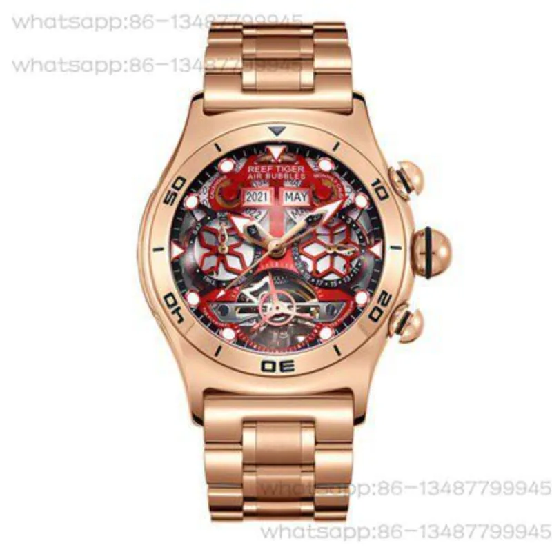 High-end customization  Fully Automatic Mechanical  Genuine Fashionable Personalized Hollow Waterproof Luminous
