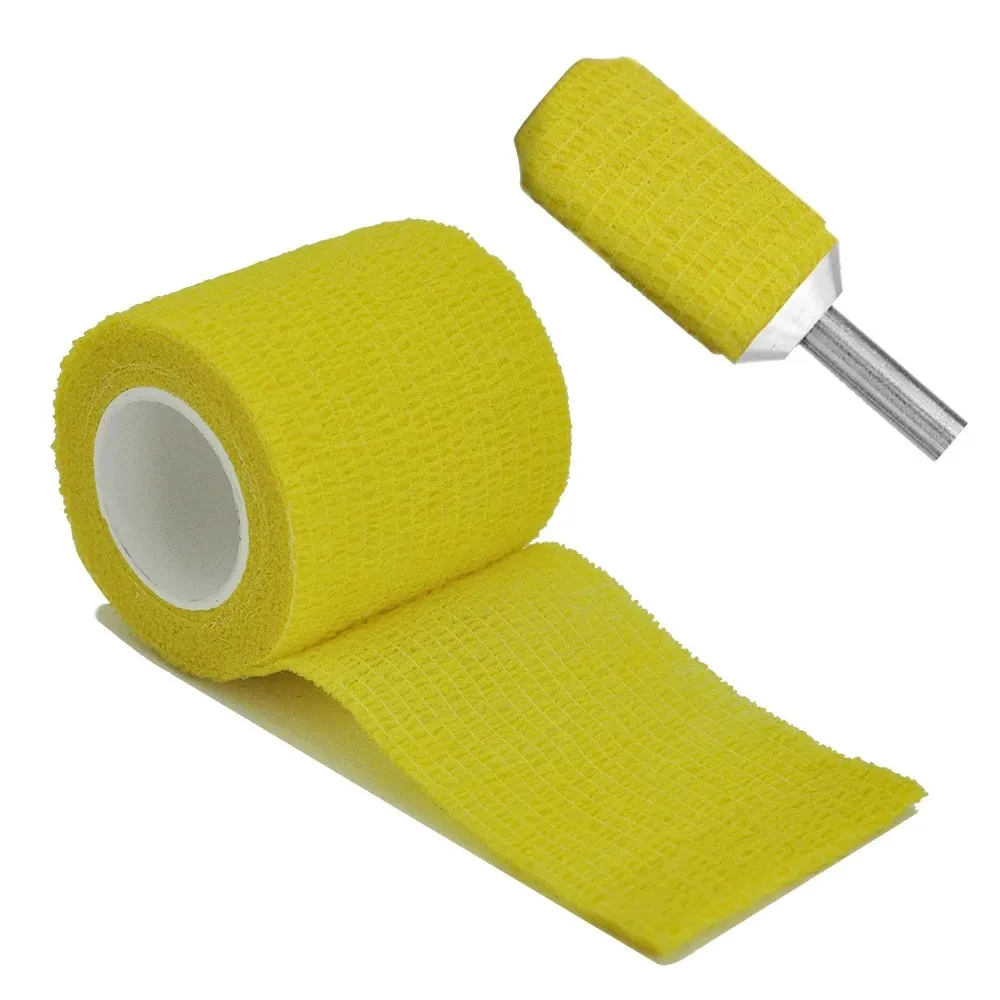 Yellow Gauze Motion Bandage Self-adhesive Breathable Elastic Bandages for Sports Fixing Finger Wrist Leg