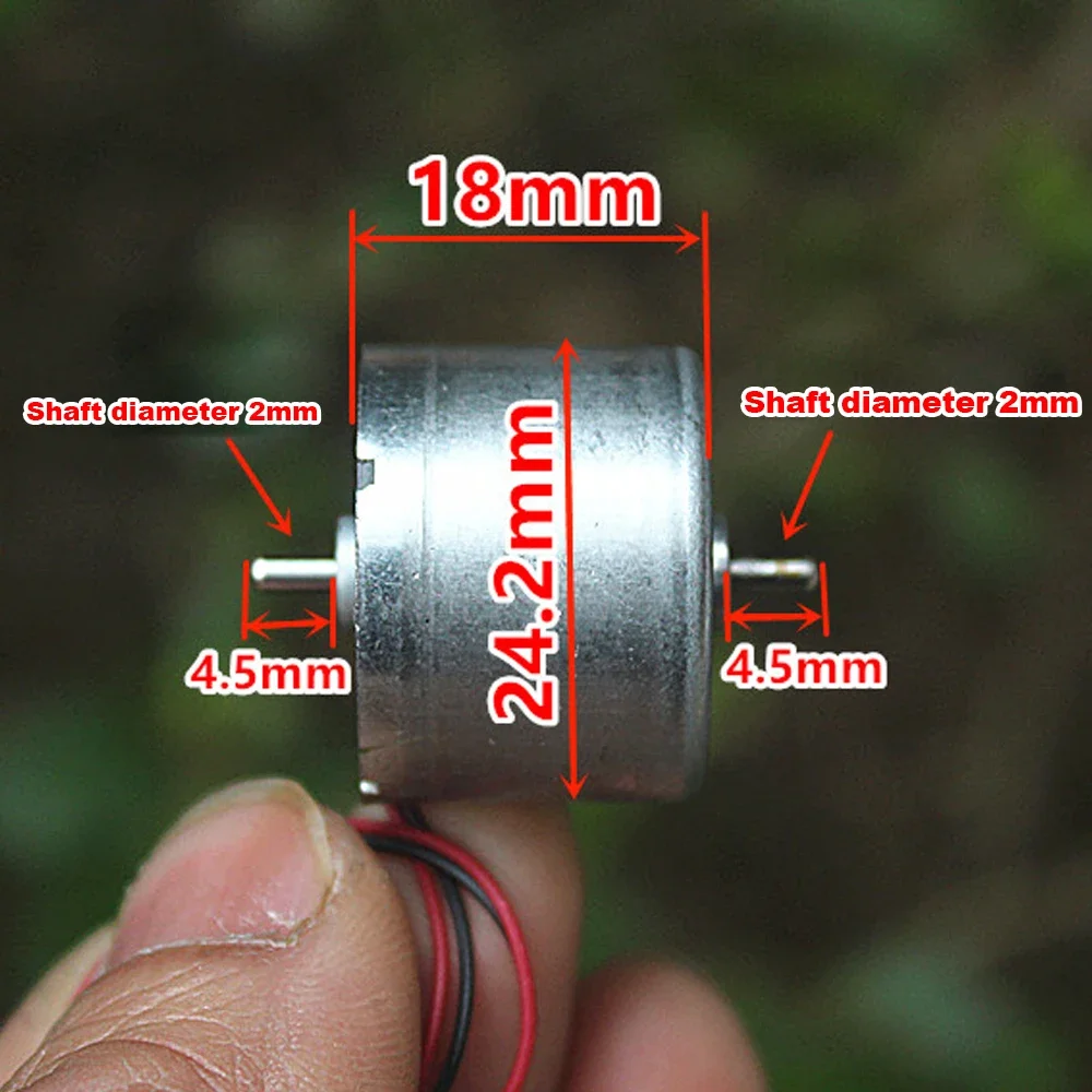 Micro Mini 310 Brushless Motor DC12V-24V 11700RPM High Speed Built-in Drive Double Ball Bearings Hobby Small Toy Accessories