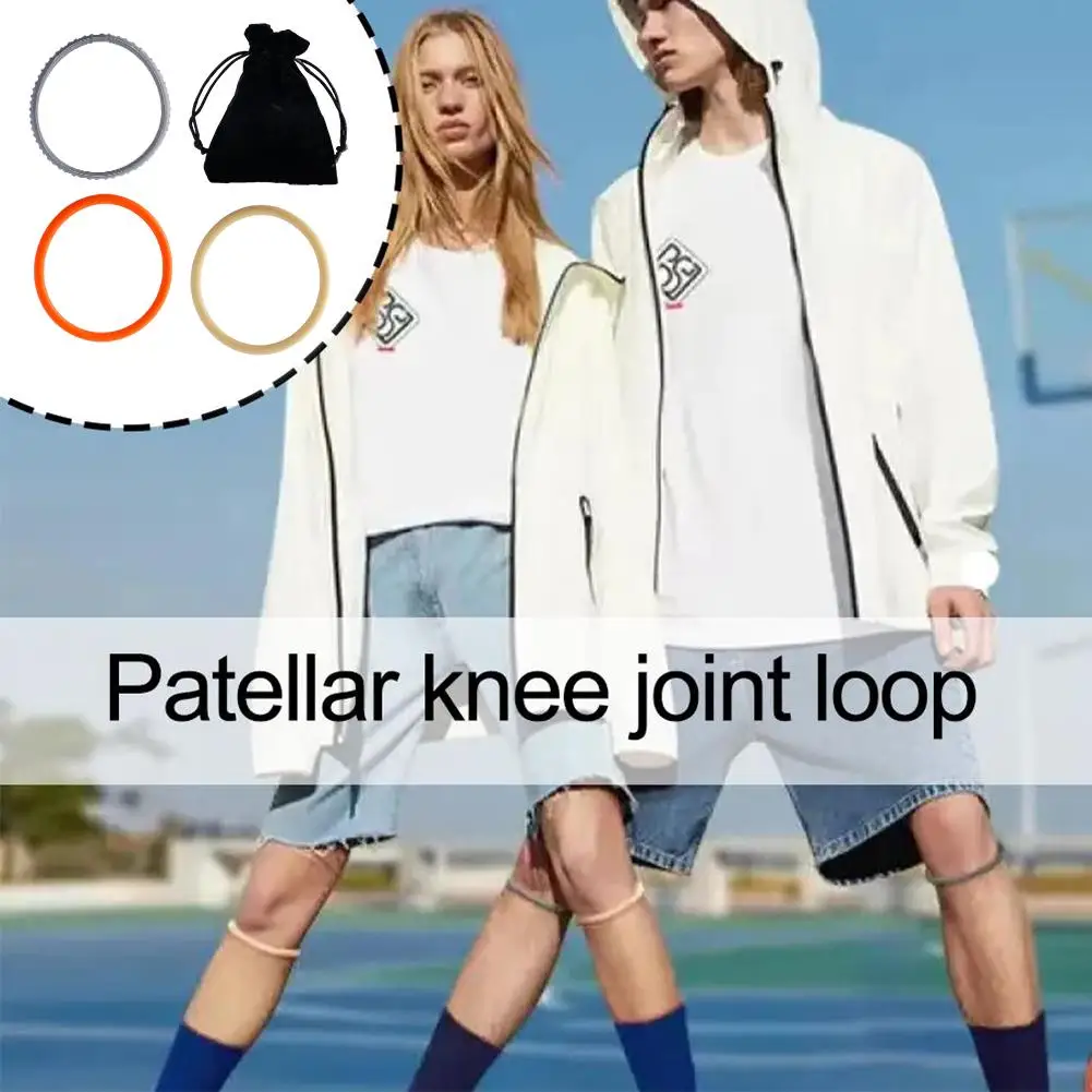 Ine Patella With Basketball Knee Force Band High End Rubber Knee Loop Joint Rope Knee Patella Band Protect Pad Elastic Fixa L9E0