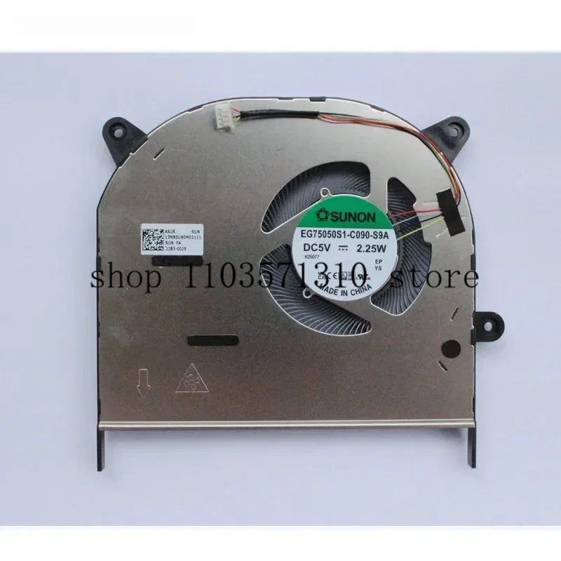 

N New original laptop CPU cooling fan for Asus VivoBook 17 x712f x712fa k712ea EG75050S1-C090-S9A 13nb0u90m02111 dc5v 2.25 W