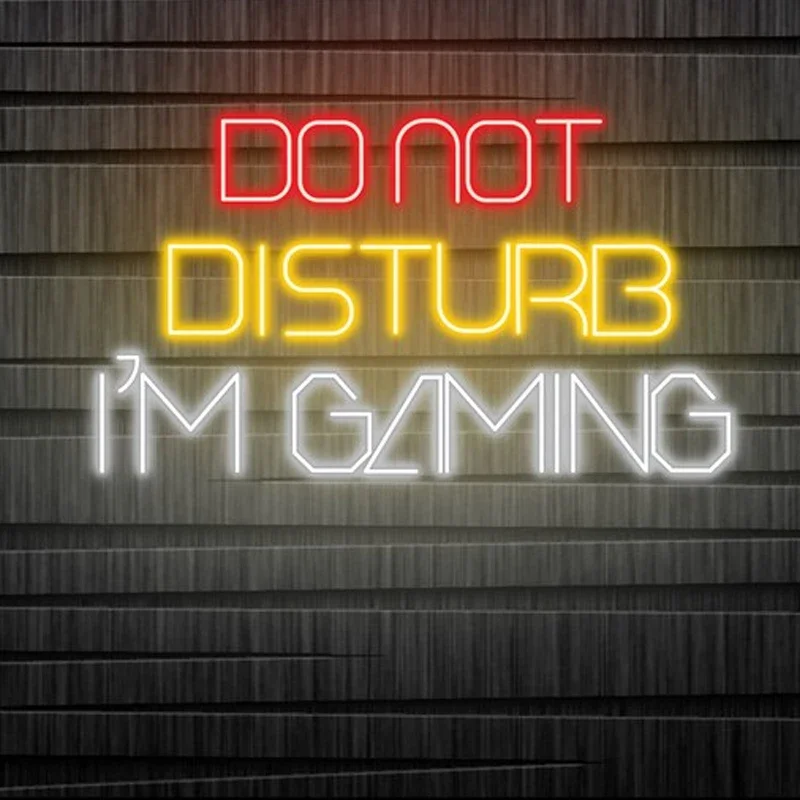 

Do Not Disturb Neon Led Sign Working Game Room Decor Office Neon Sign Led Light Study for Library Wall Hanging Neon Light