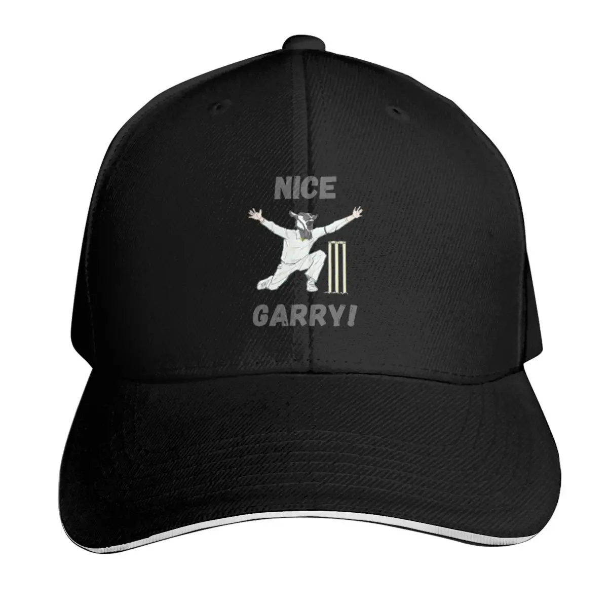 Nice Garry! Gary the goat Baseball Cap Streetwear Hip Hop Trendy Vintage Retro Embroidered Lightweight Packable