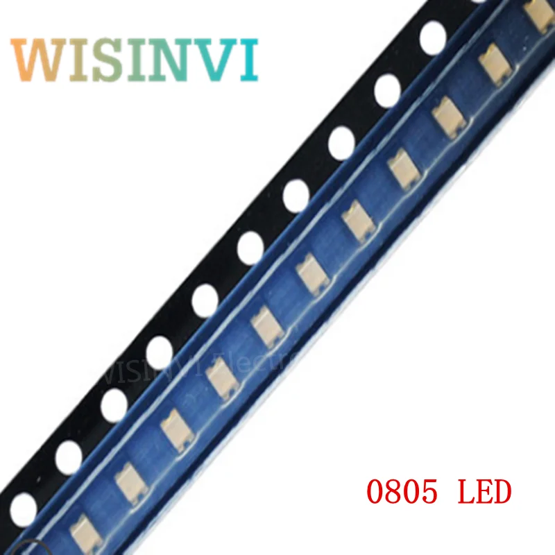 3000pcs in reel 0805 SMD LED Ultra Bright light green yellow white pink warm white blue red Yellow Green orange  whit  full reel