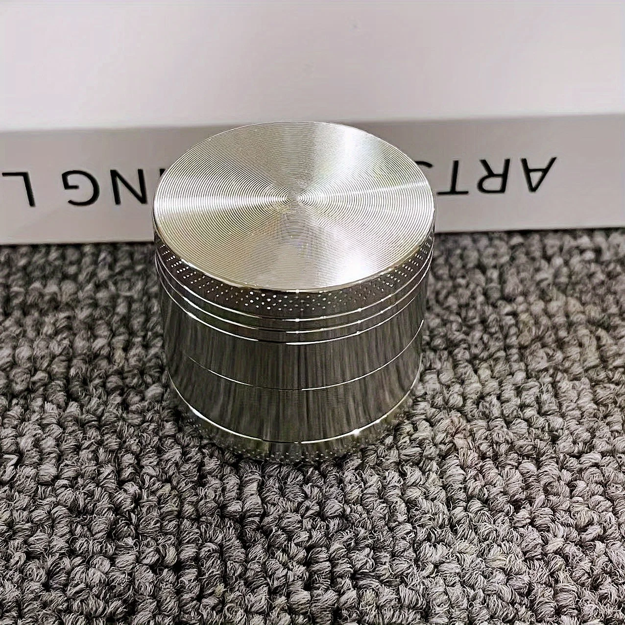 1.6 بوصة سبائك الزنك عشب طاحونة دليل هاون مطحنة التوابل الفلفل الملح مدقة التبغ العشب طاحونة التدخين السجائر الملحقات