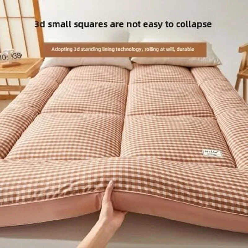 Colchón suave estilo hotel, adecuado para dormitorio, dormitorio estudiantil, tatami, cama individual, cama doble