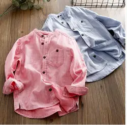 The boy's fashion comfortable linen shirt