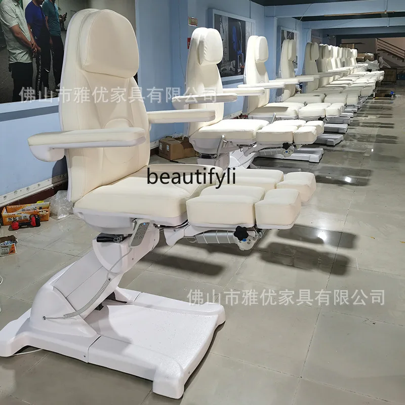 smt03A ss الراقية سرير التجميل الكهربائي صالون تجميل سبليت الساق نوع الطبية الجمال حقن السرير تدليك الأريكة سرير طبي Rotata