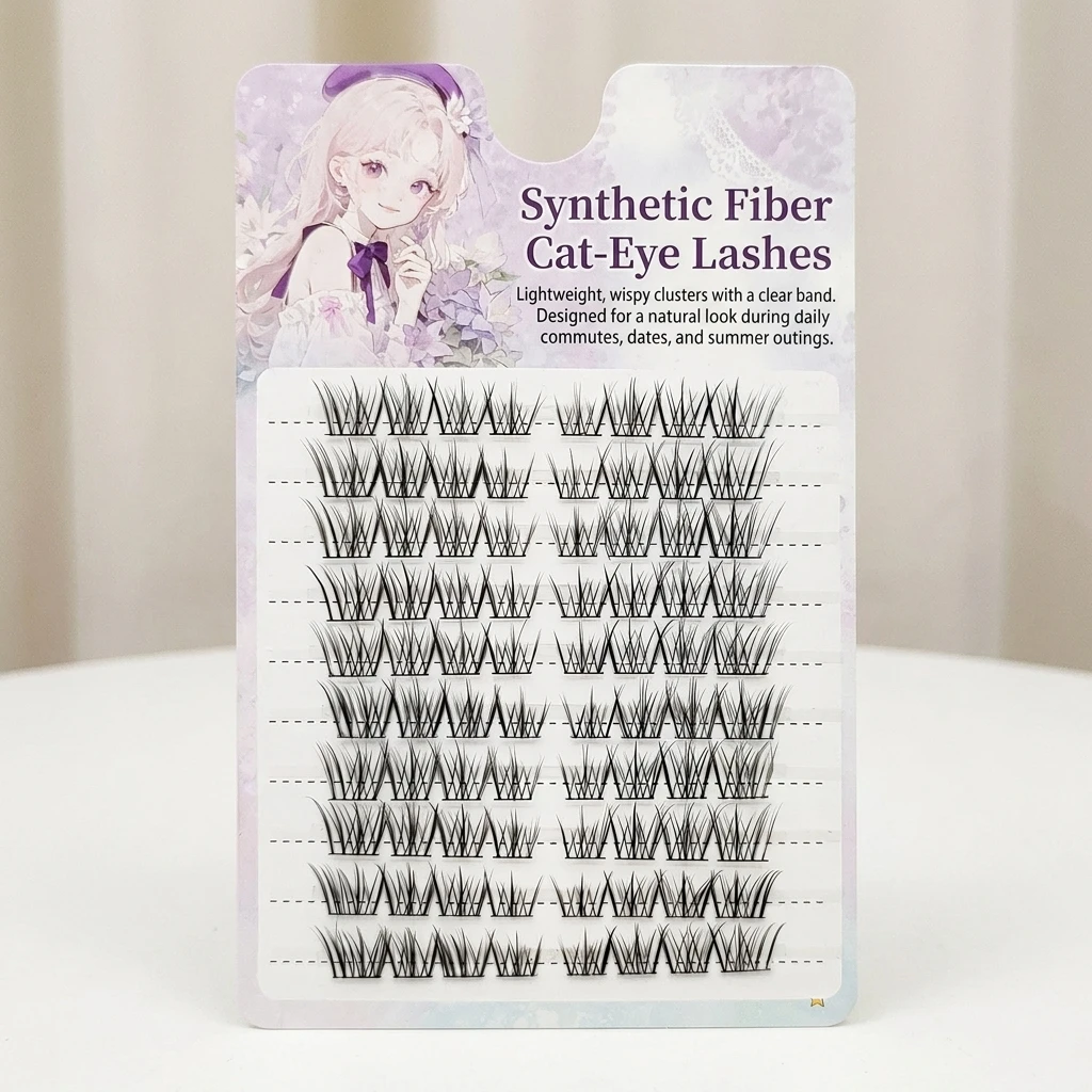 Synthetic Fiber Cat-eye False - Eyelash Extension Cat Eye Wispy recension och pris
