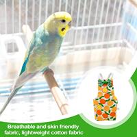 Bird Diaper Parrot Nappy Bird Clothes 3 Pieces Breathable Washable Animals Clothing For Parakeet Budgerigar Canary Macaw