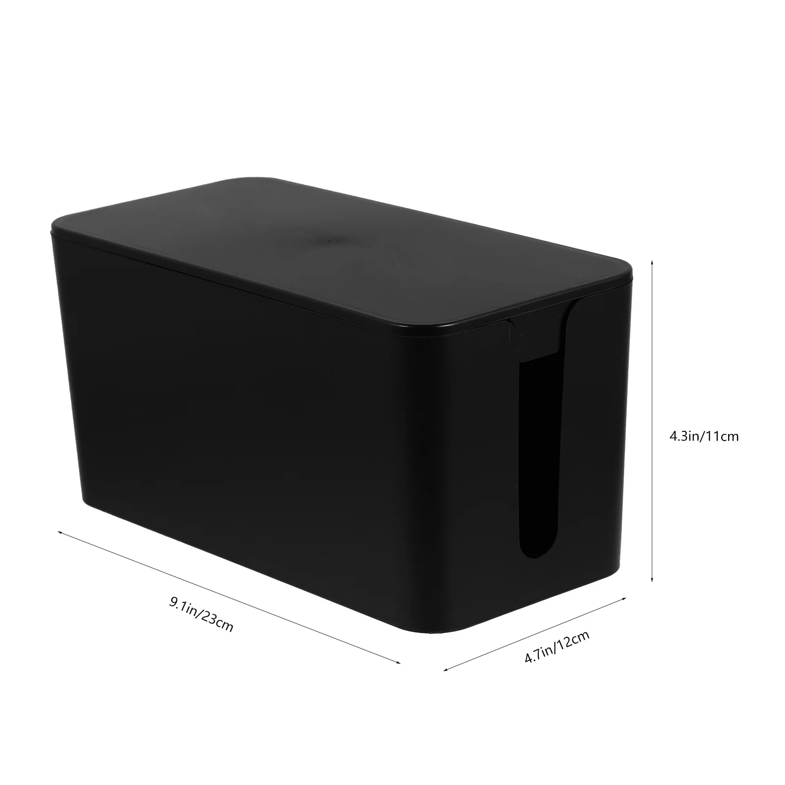 1Pcs Power Strip Organizer Box Kunststoff Kabel Management Box für Home Office mit Seite Hohl Design Kabel Lagerung Lösung