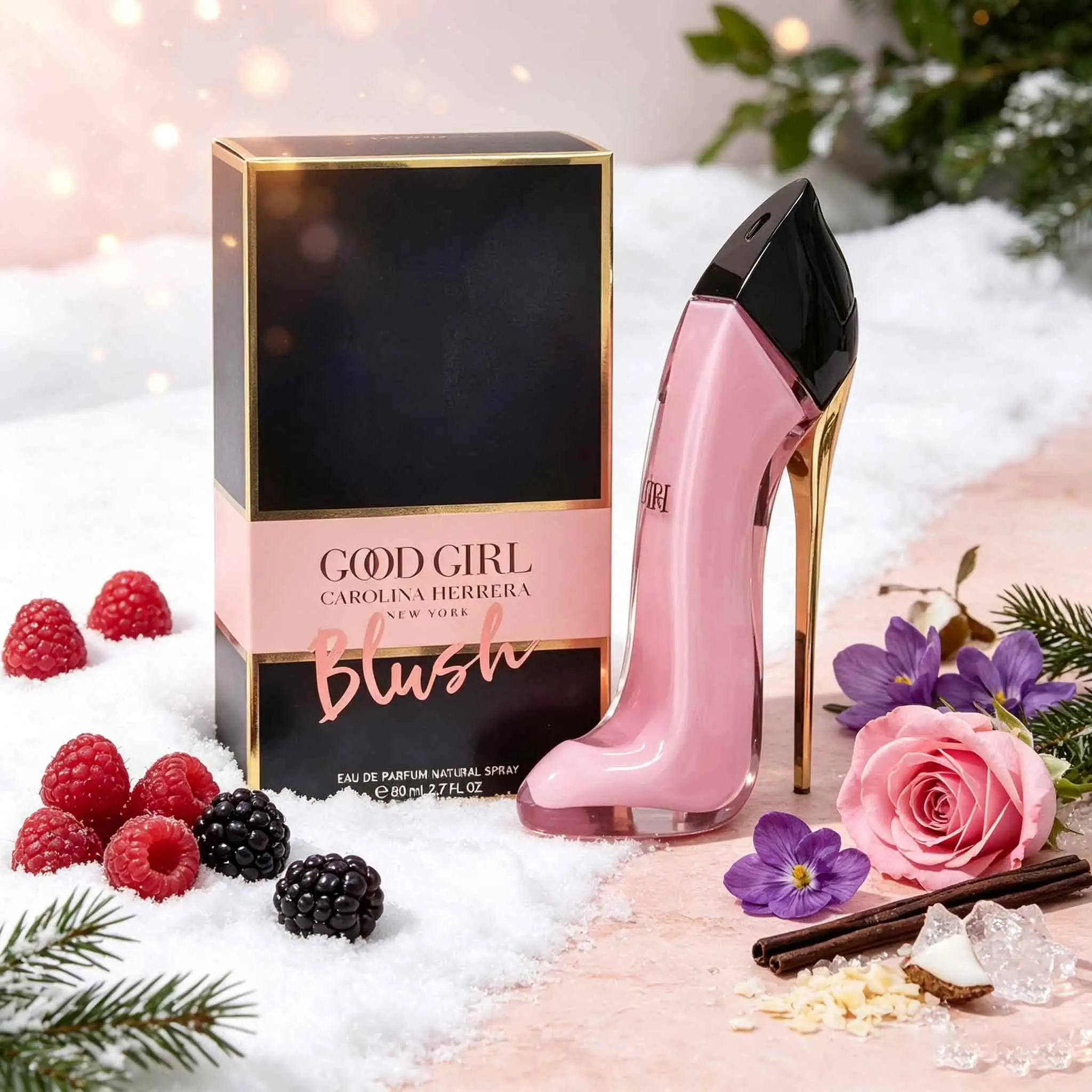 Carolina Herrera Good Girl Blush 80Ml EDP For Women, Iconic Pink High‑Heel Bottle, Fruity Floral Gourmand Scent, Long‑Lasting Fragrance. view 2