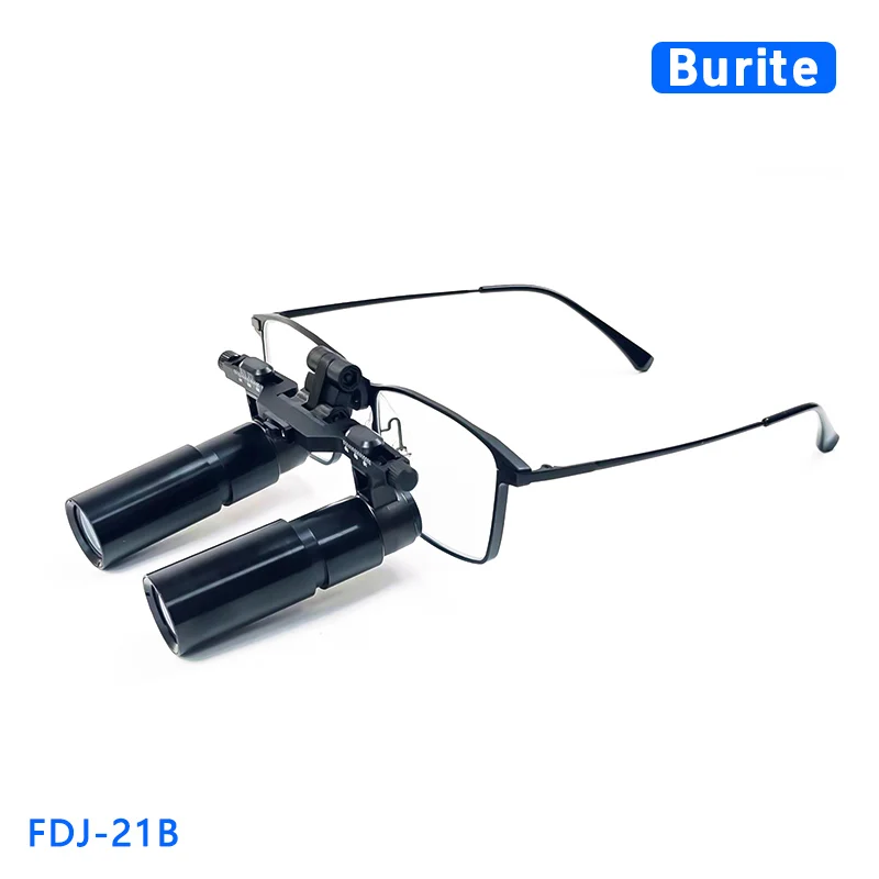 

Burite 21 брелок Лупы 4,0X 5,0X 6,0X Регулируемые стоматологические хирургические лупы IPD Металлическая линза Титановая оправа Поле высокой четкости