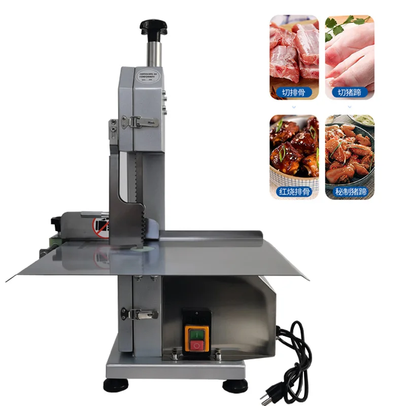 

Desktop Commercial Bone Cutter Electric Bone Sawing Machine Kitchen Trotter Steak Frozen Meat Cut Equipment 110V/220V