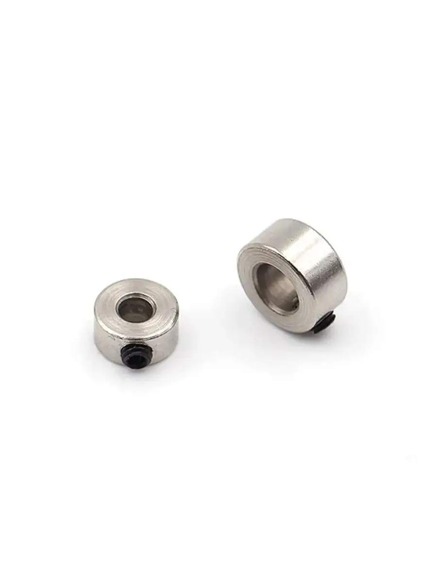 Collare ruota in metallo 10 pezzi adatto per albero 2MM 3MM 4MM 5MM anello in metallo accessori aereo rc