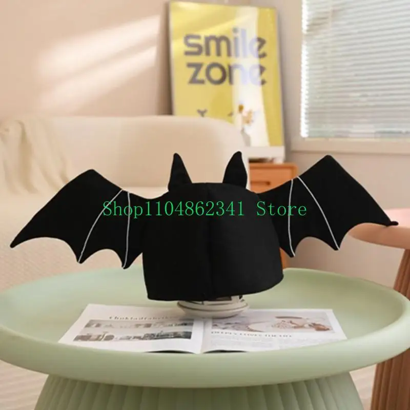 

652F Family Gathering Party Hat Cosplay Costume Bat Cap Halloween Decorative Headgear