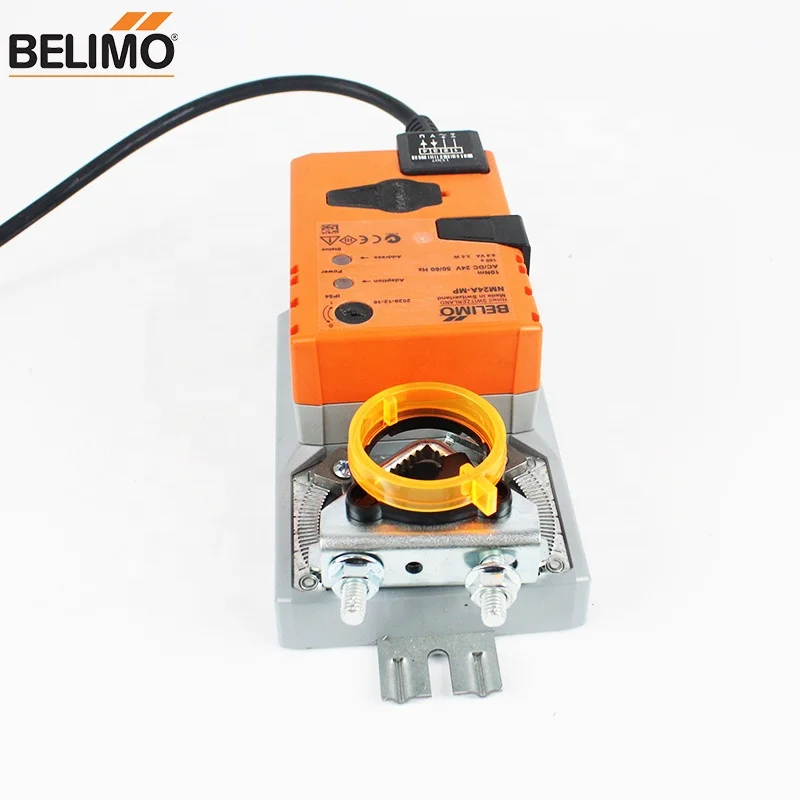 BELIMO-amortiguador comunicativo MPBUS, actuador para ajuste de amortiguadores, conversión de señales de sensor, DC24V, AC24V, 10NM, NM24A-MP