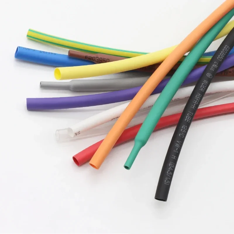 2M Dia 0.6 0.8mm 1mm 2mm 3mm 4mm 5mm 6mm 6.5mm Heat Shrink Tube 2:1 Shrink Ratio Polyolefin Insulated Cable Wire Protect Sheath