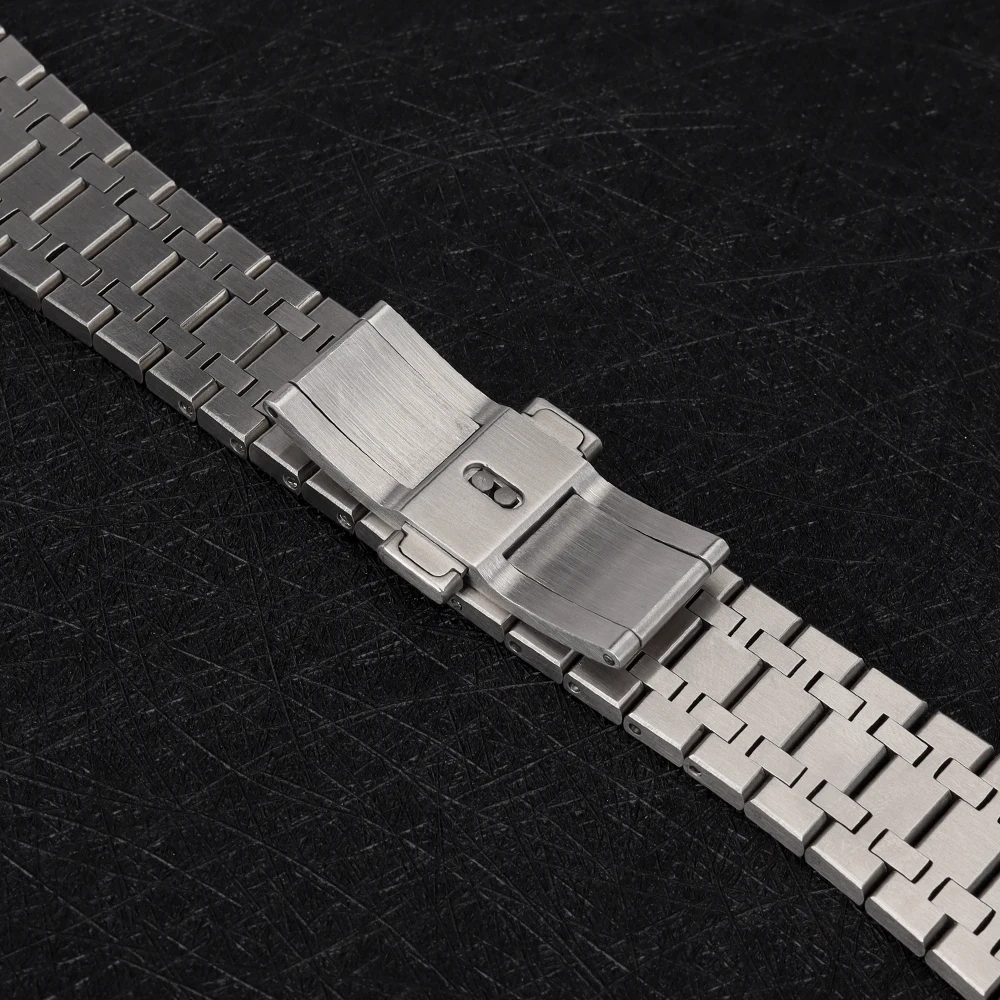 41mm Octagonal Watch Case Bracelets Strap Sapphire Glas For Royal