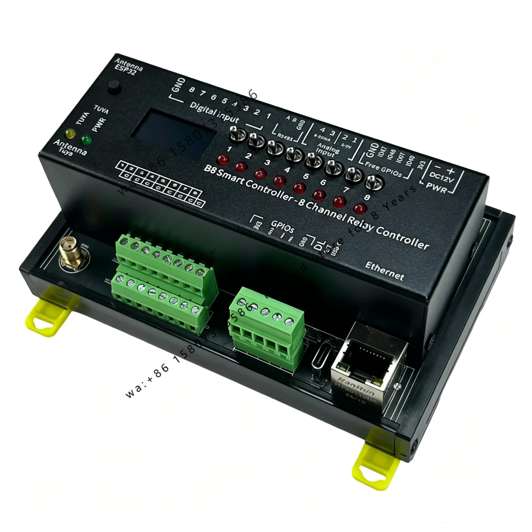 Smart Home Mqtt - KinCony B8 Ethernet Wifi Smart Relay