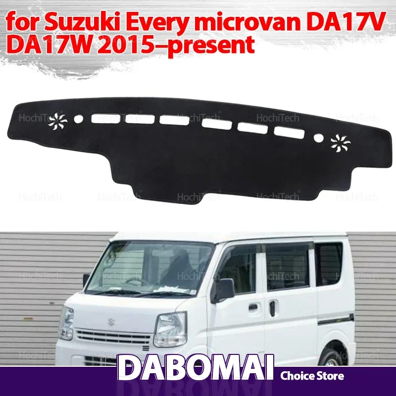 Armaturenbrett-Abdeckung, Armaturenbrett-Matte, Teppich-Pad, Schattenumhang, Decke, Autozubehör für Suzuki, jedes Microvan DA17V DA17W 2015-heute