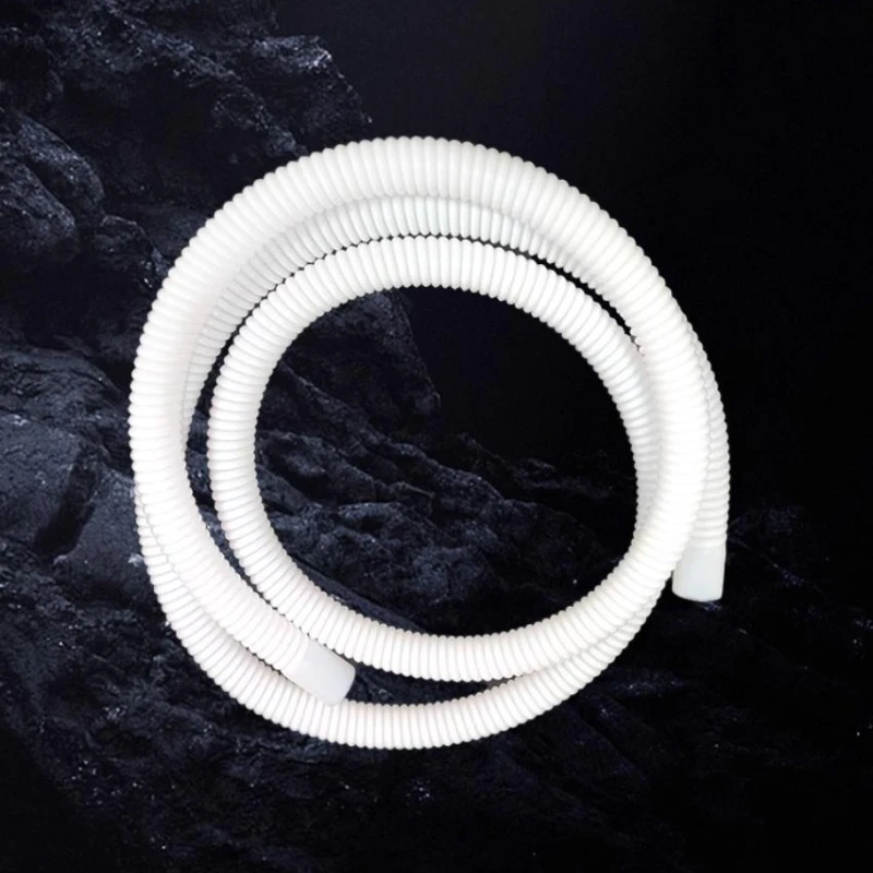 1 Meter White PTFE Corrugated Tube Corrosion-resistant Tubing High-Temperature PTFE Bellow