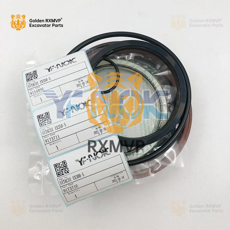 For 9154896 9173711 9173710Hydraulic Cylinder Seal Kit EX300-5 EX330-5 EX350-5 Excavator oil seal Excavator