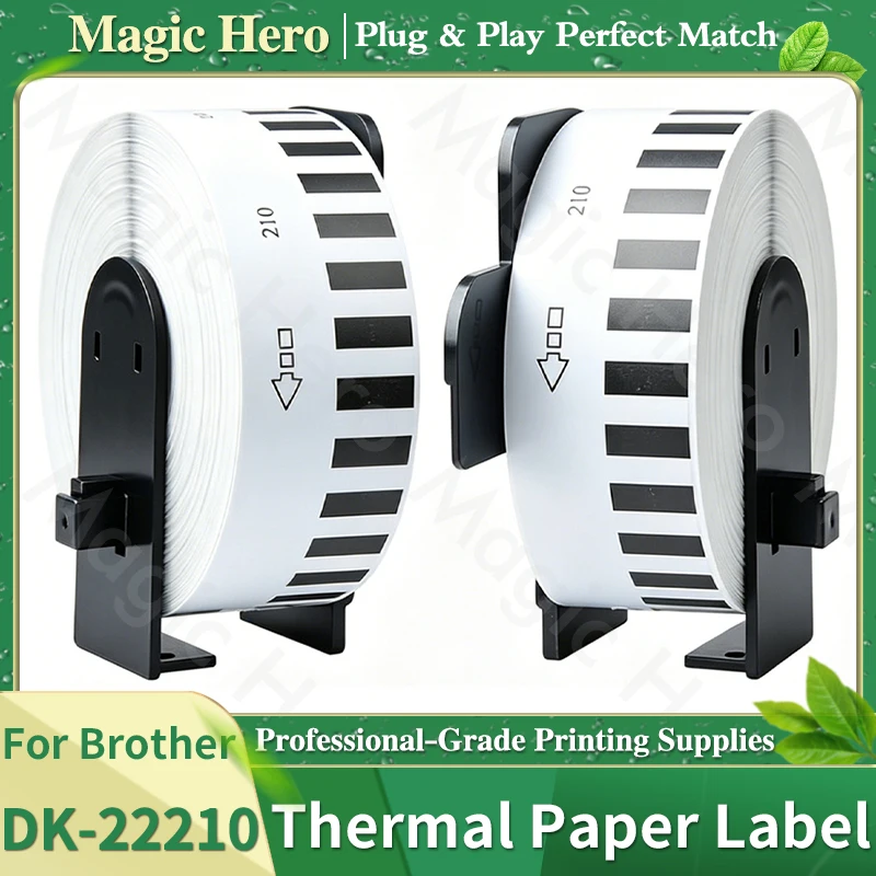 DK-22210 Thermal Label Rolls 29mm*30.48m For Brother Label Printer QL-QL-500 QL-550 QL-570 QL-570VM QL-580N QL-650TD QL-700