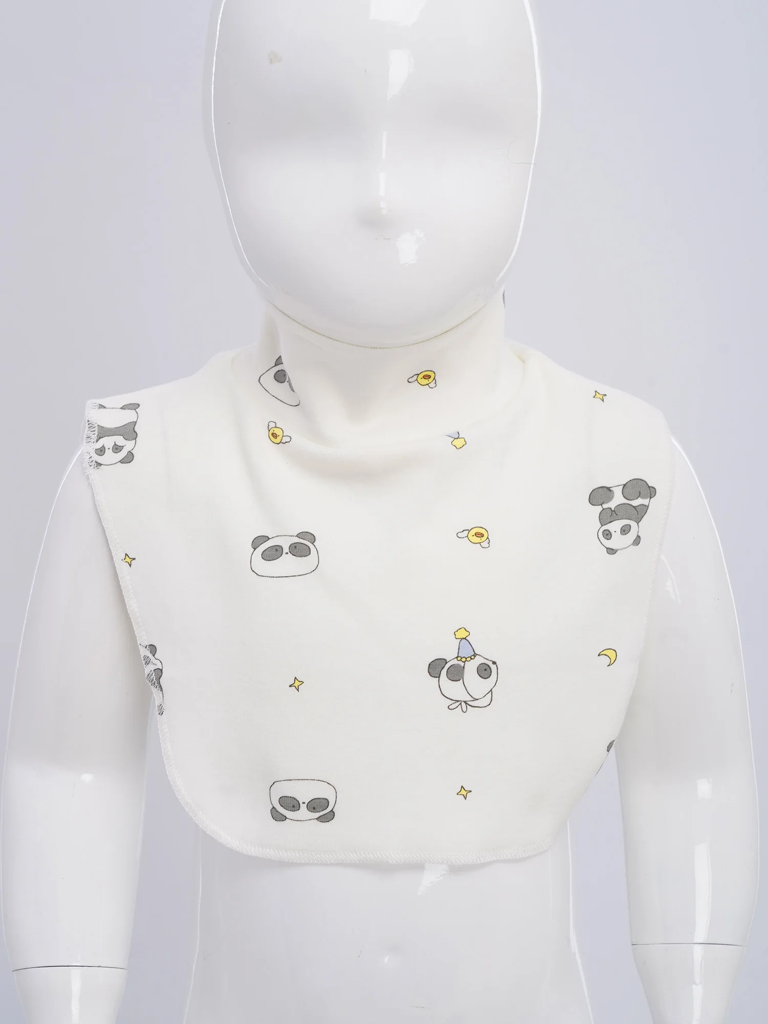 Kleinkind Baby Niedlich Bedruckte Lätzchen Dickey Frühling Herbst Warm Winddicht Mock Neck Abnehmbarer Schal Hals Abdeckung Kinder Spucktücher