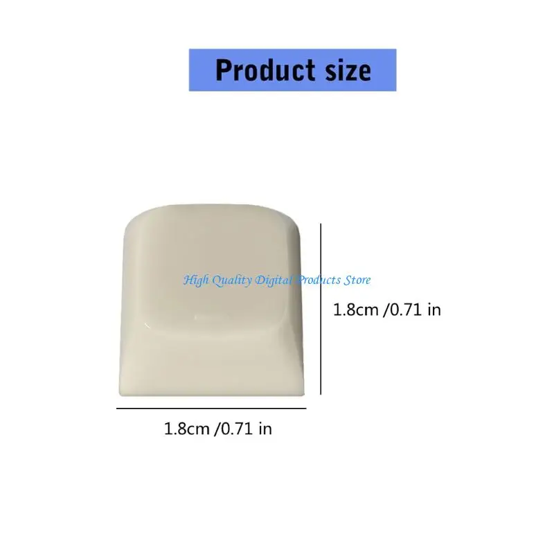 U2JE 10PCS Jelly Blank Keycaps มีคุณสมบัติการระบุจุดด่างสำหรับการเล่นเกมและการเขียนโปรแกรมคีย์บอร์ดเครื่องจักรกลเชิงกลไก