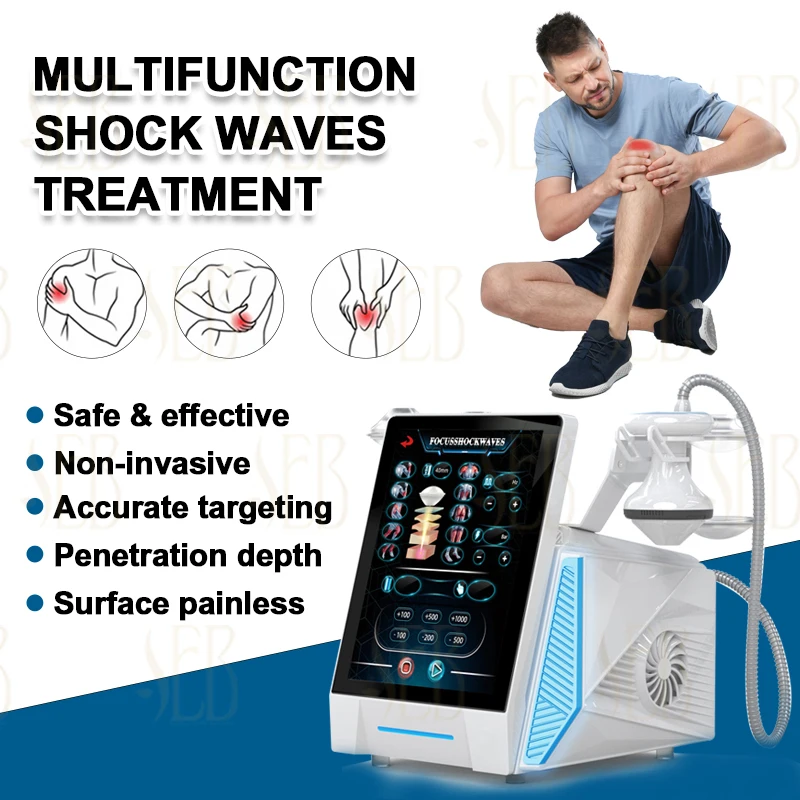 Electromagnetic Focus Shockwave Eswt Regeneration Therapy Pain Relief Physio ED Focused Shockwave Therapy Machine