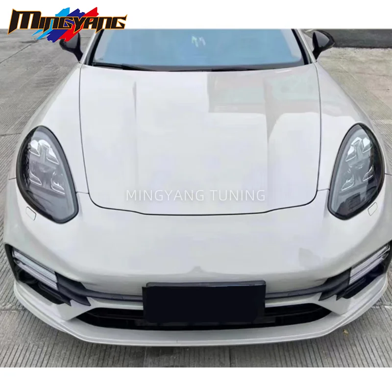 القديمة إلى الجديدة 970 إلى 971 توربو S نمط مصدات السيارة PDLS المصابيح الأمامية بوديكيت لبورشه باناميرا 970.1 970.2 السرية إلى 971 طقم الجسم