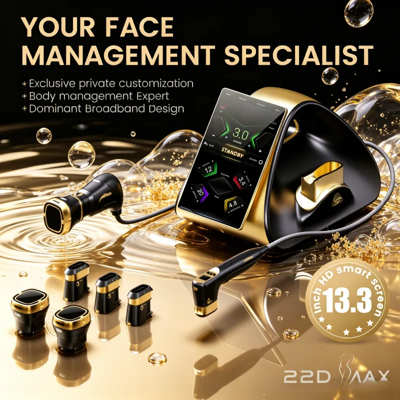 Professional the Most Popular Beauty equipment Machine the 22D MAX HIFU for Face Lifting Slimming and Fat Reduction Latest Model